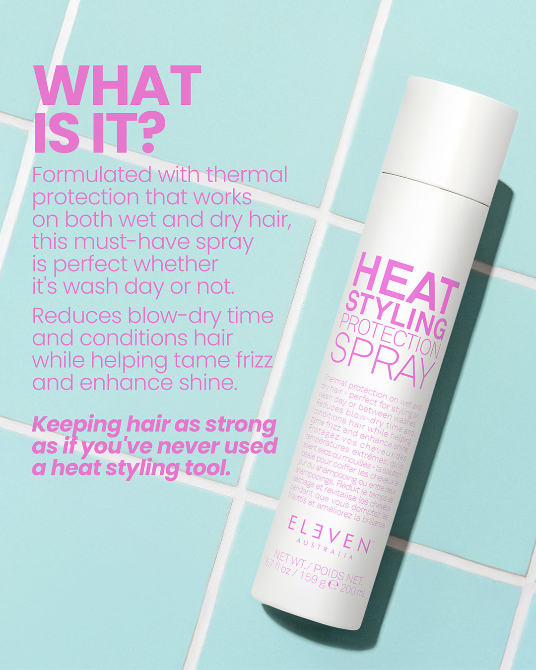 ELEVEN Australia ELEVEN Australia Heat Styling Protection Spray 200ml Heat Protection