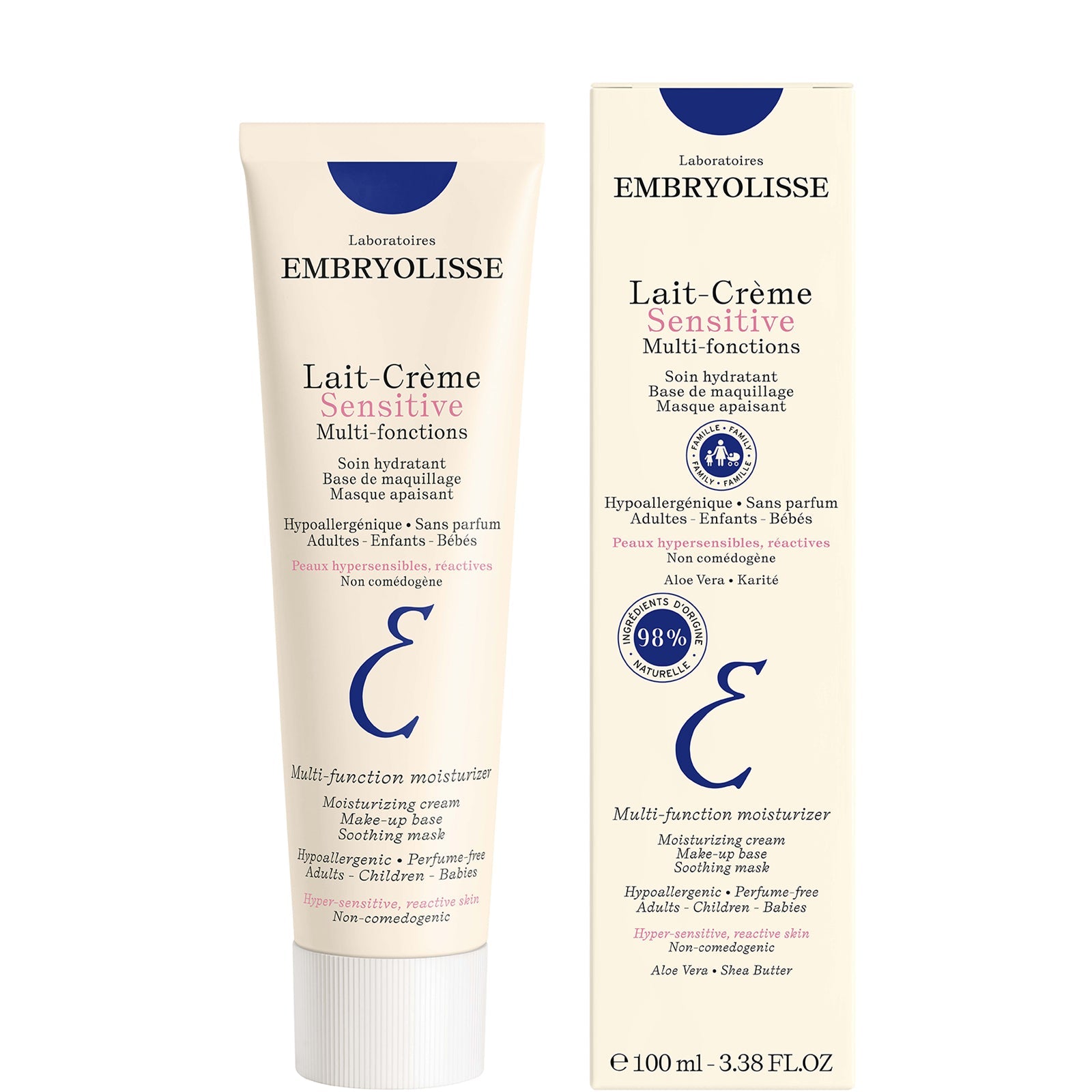 Embryolisse Embryolisse Lait-Crème Concentré Multi-Purpose Moisturiser Sensitive 100ml Skin Care