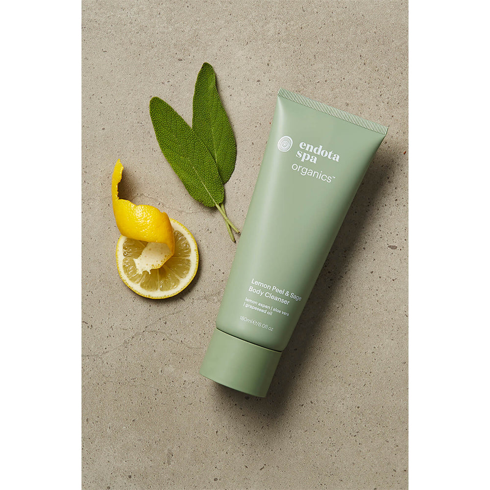 endota endota Lemon Peel and Sage Body Cleanser 180ml Body Care