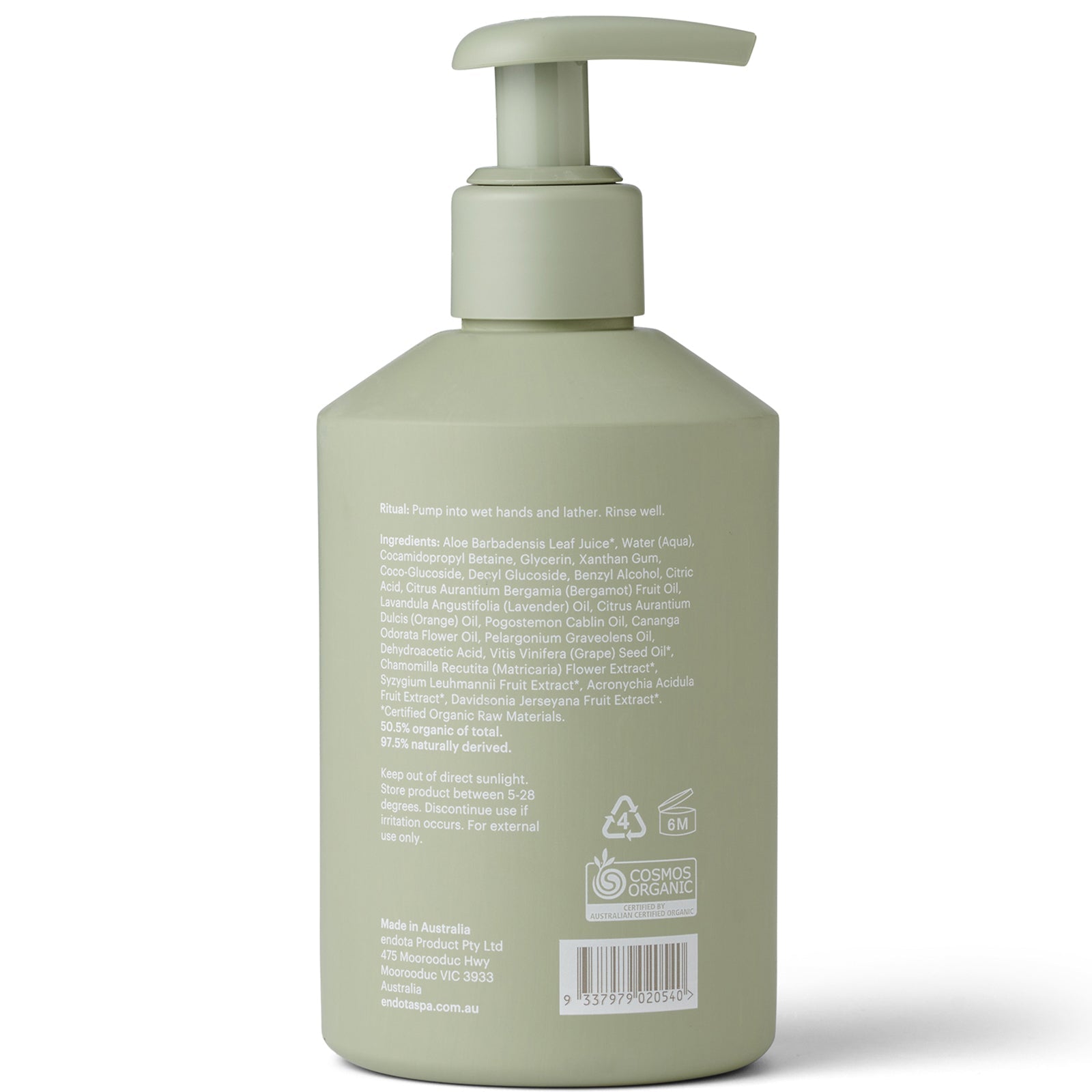 endota endota Signature Blend Hand Wash 250ml Body Care