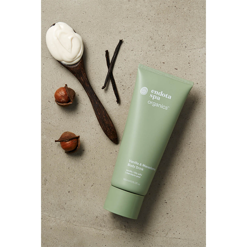 endota Vanilla & Macadamia Body Drink 180ml – AbsoluteSkin