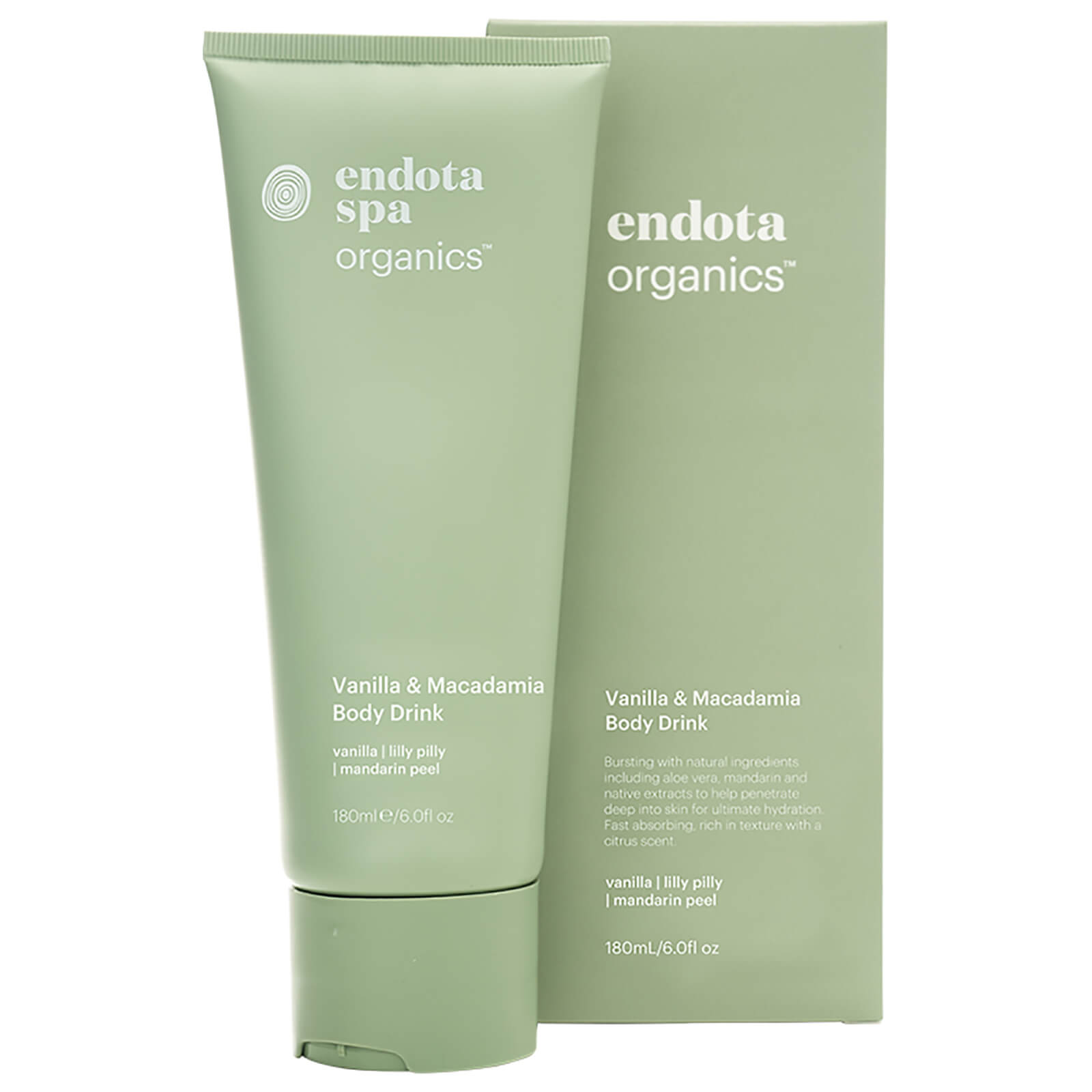 endota endota Vanilla and Macadamia Body Drink 180ml Body Care