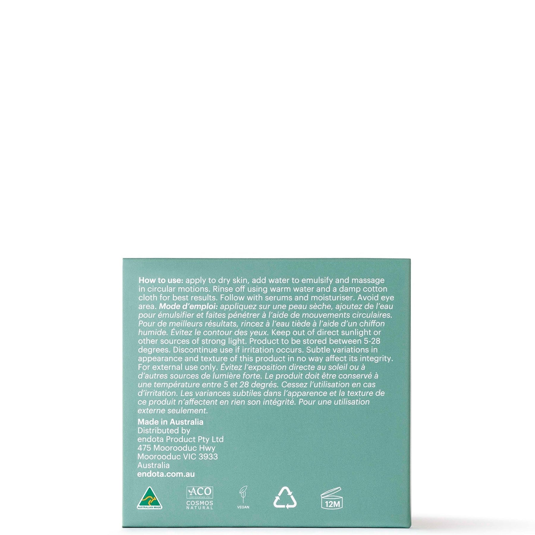 endota endota Ceramide Cleansing Balm 80g Skin Care