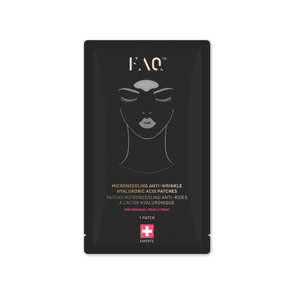 FOREO FOREO FAQ Forehead Microneedling Anti-Wrinkle Hyaluronic Acid Patches 3 Patches Facial Masks