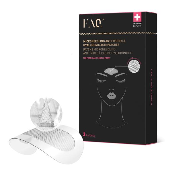 FOREO FOREO FAQ Forehead Microneedling Anti-Wrinkle Hyaluronic Acid Patches 3 Patches Facial Masks