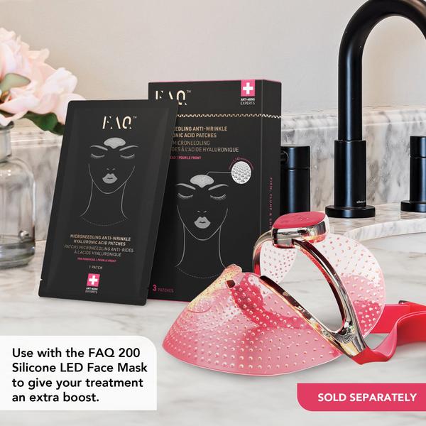 FOREO FOREO FAQ Forehead Microneedling Anti-Wrinkle Hyaluronic Acid Patches 3 Patches Facial Masks