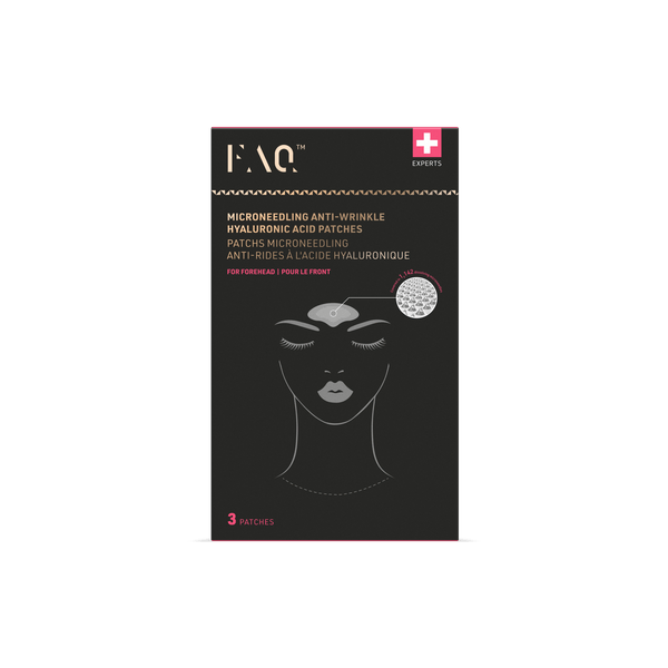 FOREO FOREO FAQ Forehead Microneedling Anti-Wrinkle Hyaluronic Acid Patches 3 Patches Facial Masks