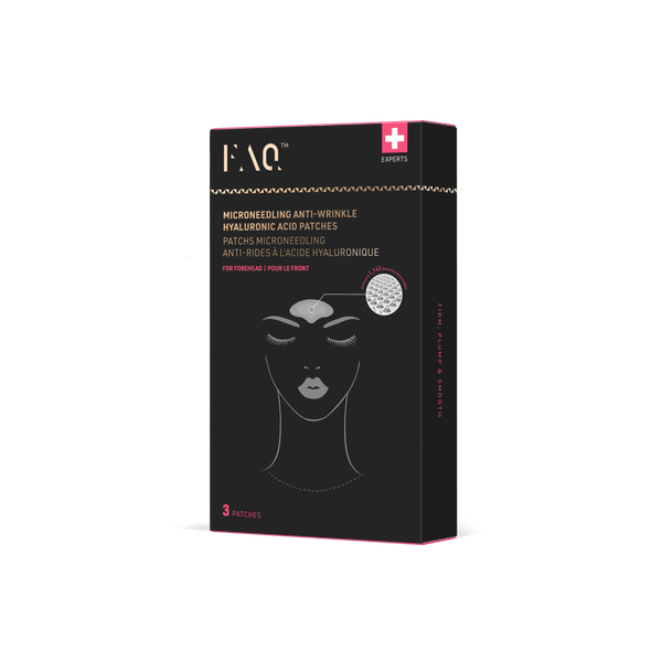 FOREO FOREO FAQ Forehead Microneedling Anti-Wrinkle Hyaluronic Acid Patches 3 Patches Facial Masks