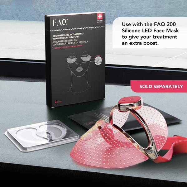 FOREO FOREO FAQ Under Eye Microneedling Anti-Wrinkle Hyaluronic Acid Patches 3 Pairs Facial Masks