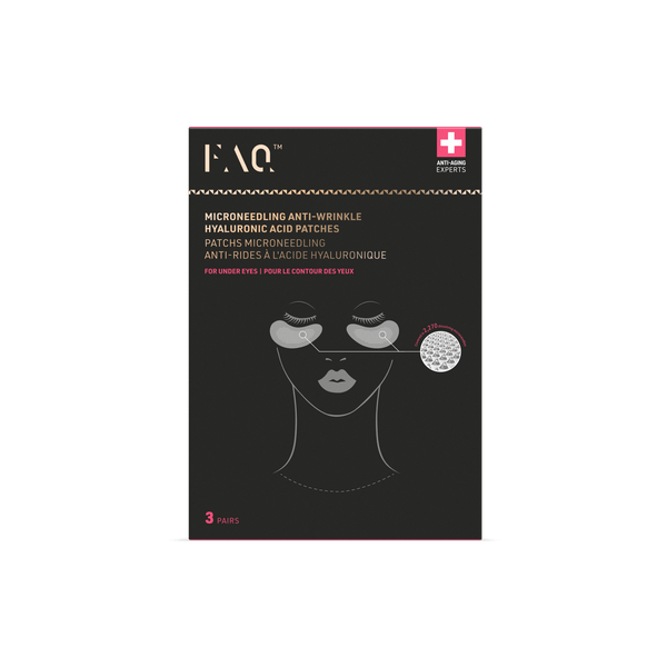 FOREO FOREO FAQ Under Eye Microneedling Anti-Wrinkle Hyaluronic Acid Patches 3 Pairs Facial Masks