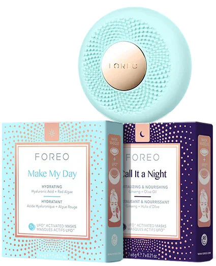 FOREO FOREO UFO 3 Mini Artic Blue & Masks Bundle Skin Care [Health and Beauty]