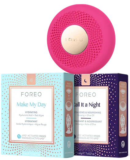 FOREO FOREO UFO 3 Mini Fuchsia & Masks Bundle Skin Care [Health and Beauty]