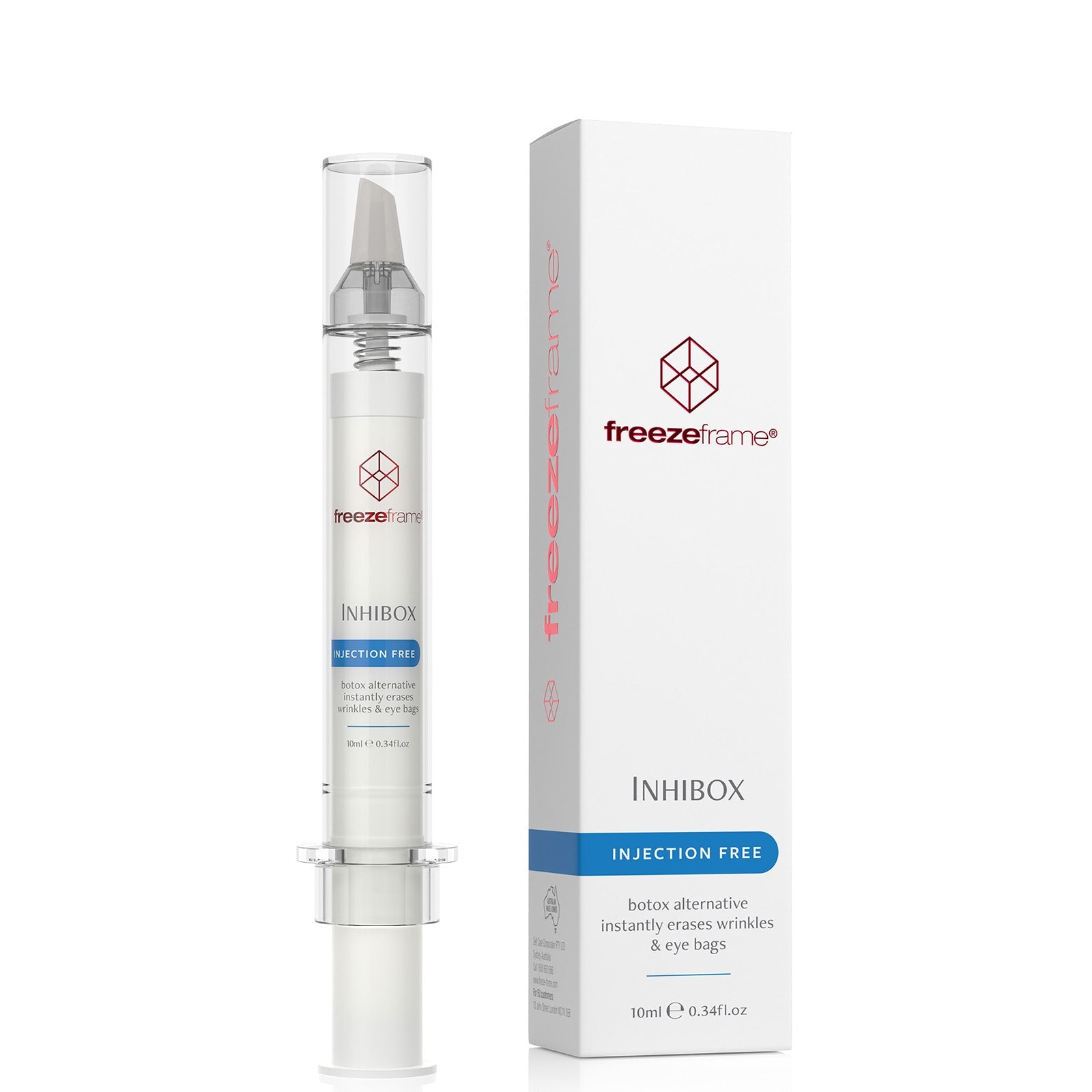 freezeframe freezeframe with Inhibox Skin Care