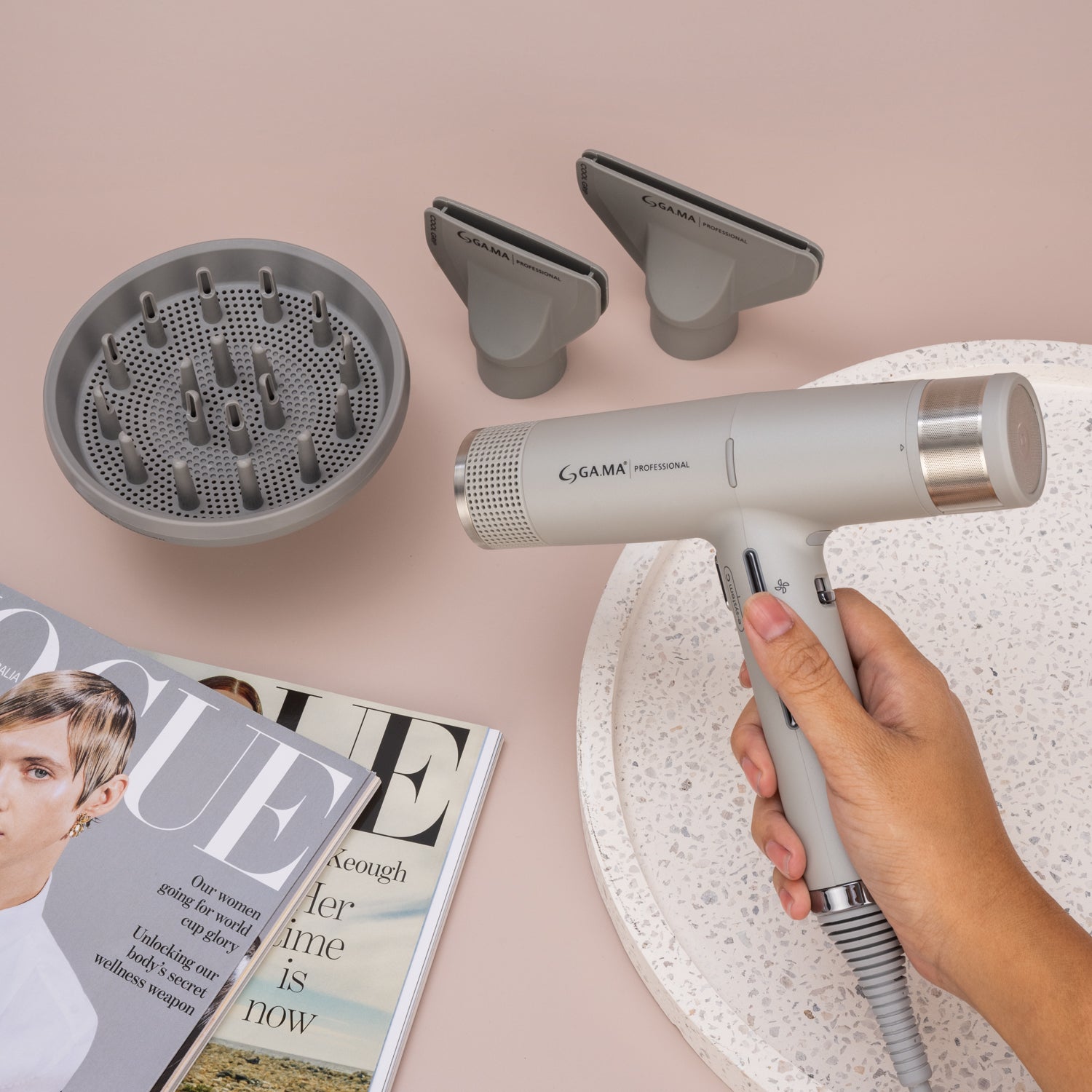 Gama Professional Gama Professional IQ1 Perfetto Pro Dryer - Silver Hair Care