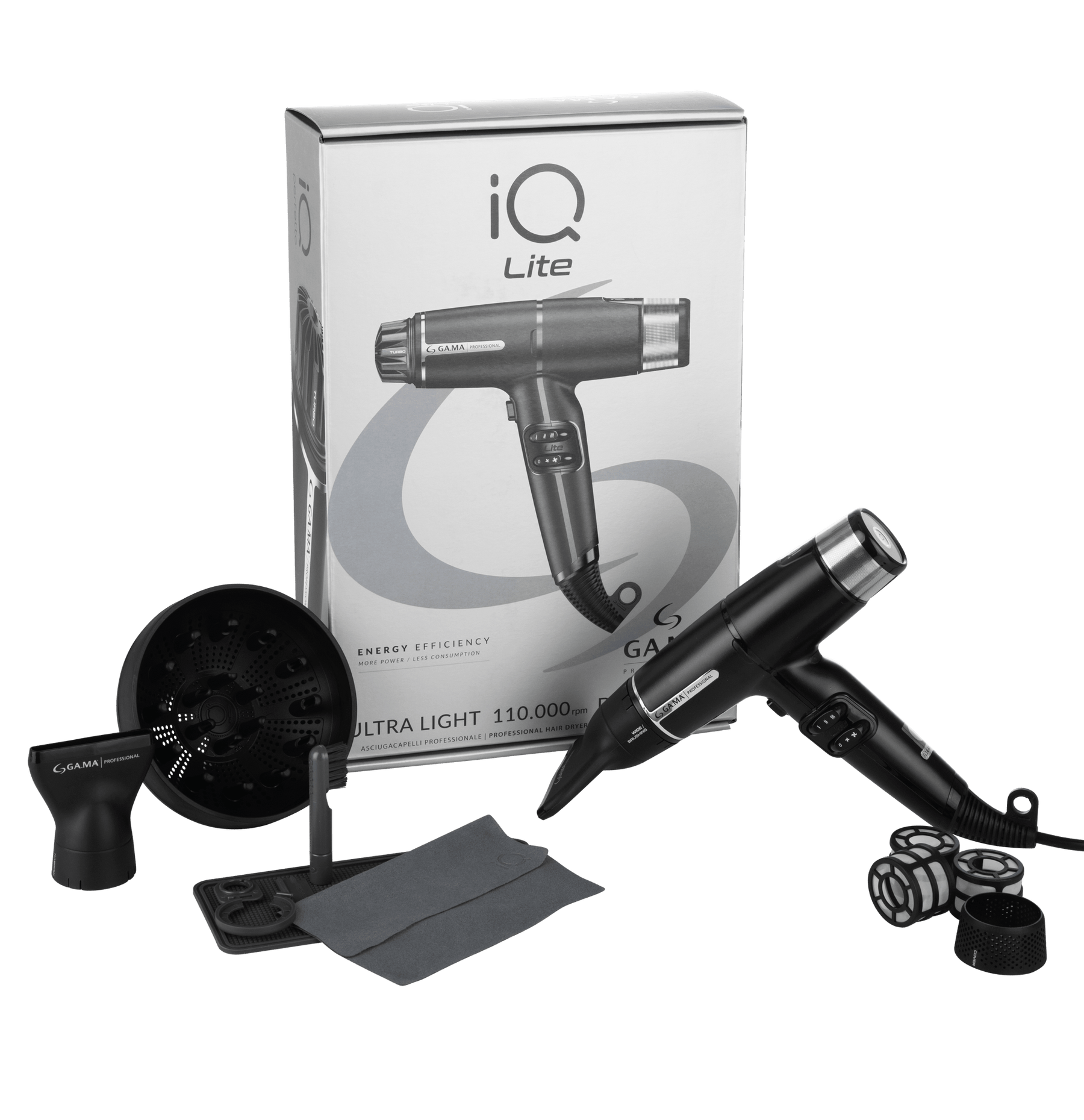 Gama Professional Gama Professional IQ Lite - Black Hair Dryers