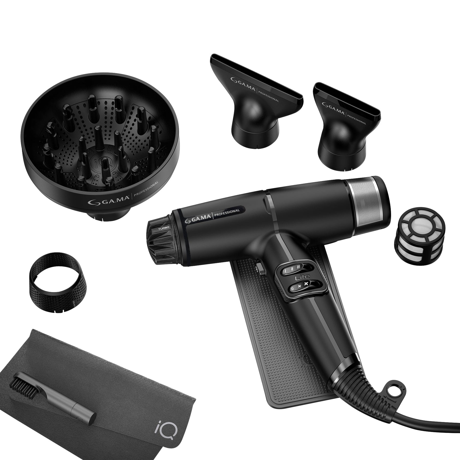 Gama Professional Gama Professional IQ Lite Max - Black Hair Dryers