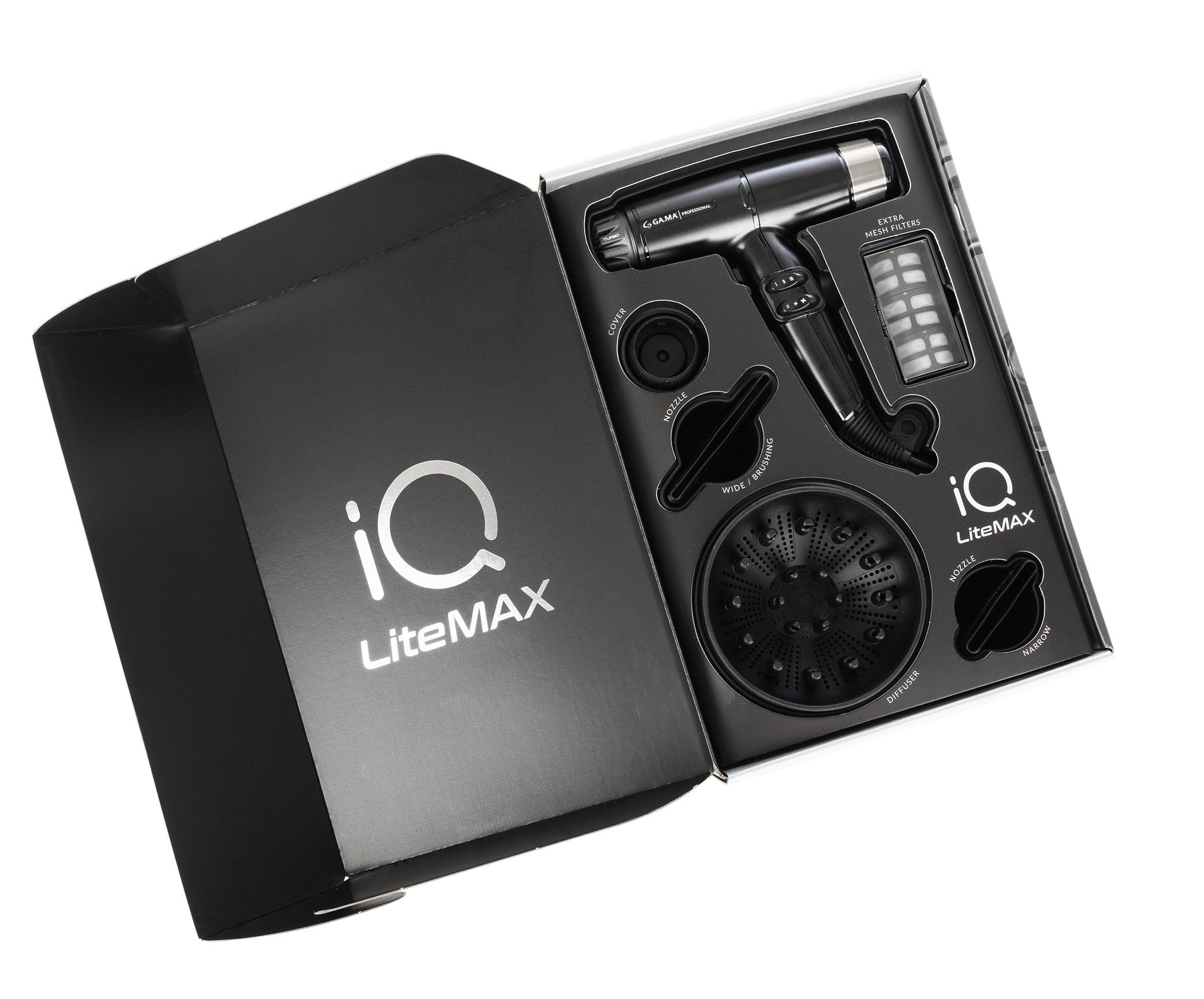 Gama Professional Gama Professional IQ Lite Max - Black Hair Dryers