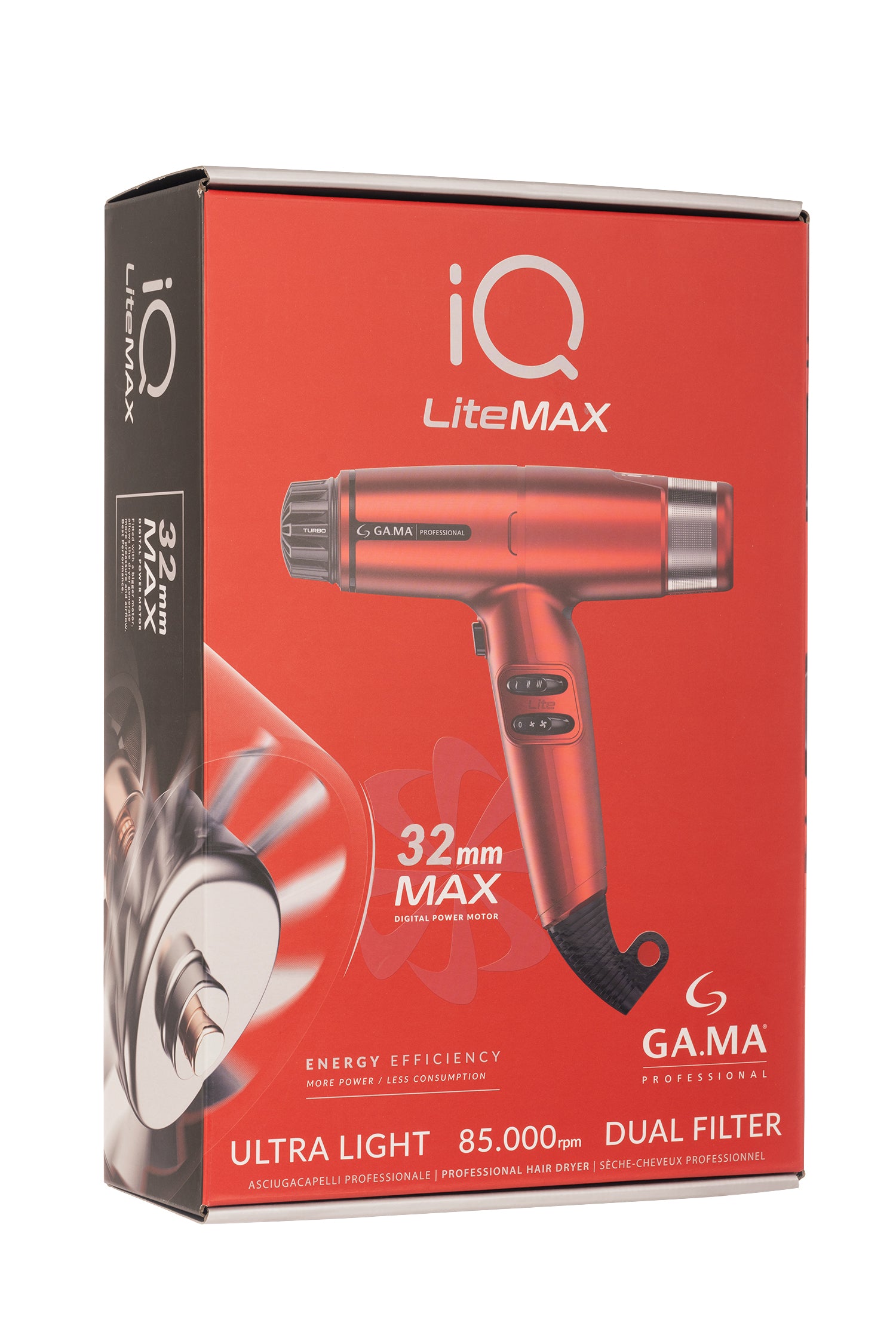 Gama Professional Gama Professional IQ Lite Max - Red Hair Dryers