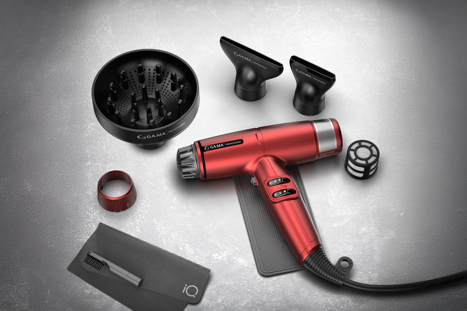 Gama Professional Gama Professional IQ Lite Max - Red Hair Dryers