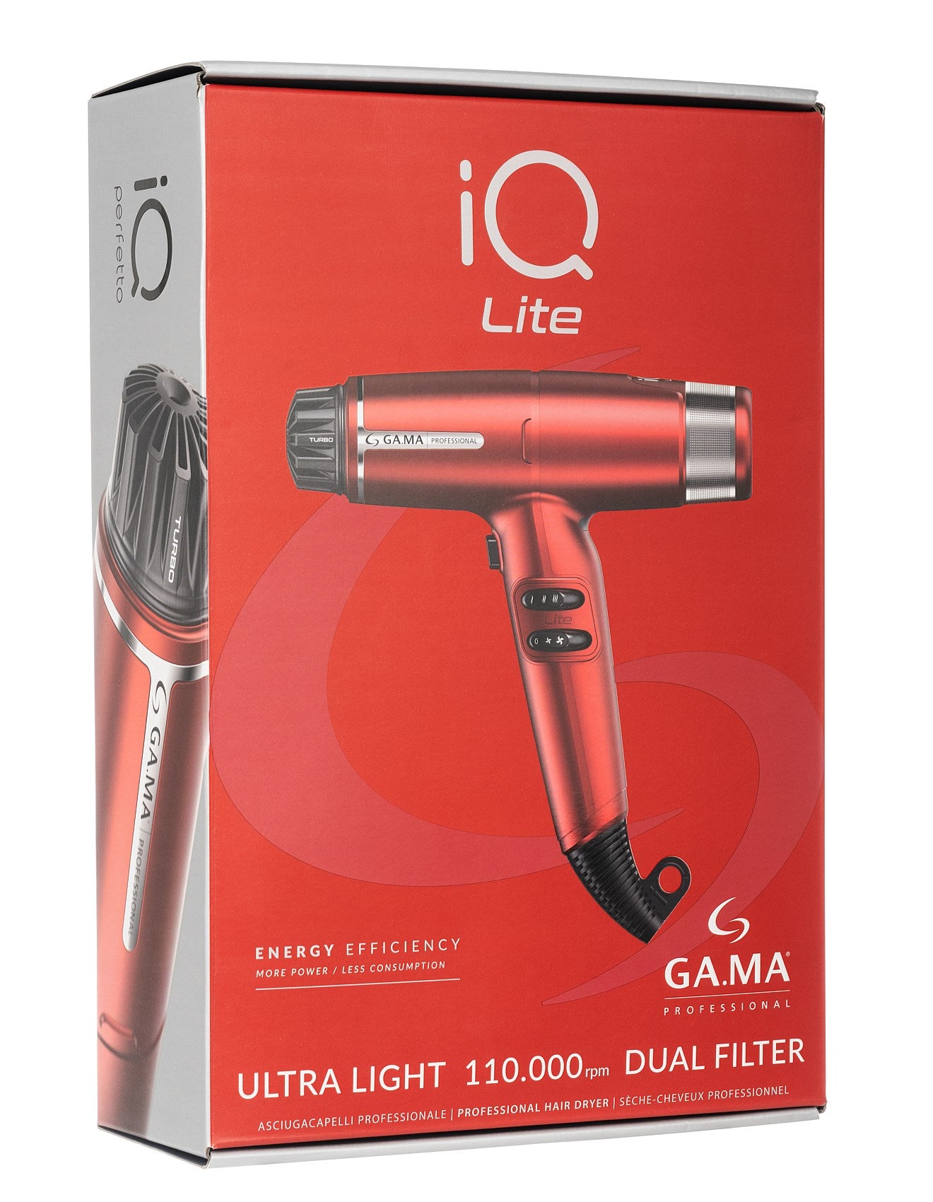 Gama Professional Gama Professional IQ Lite - Red Hair Dryers