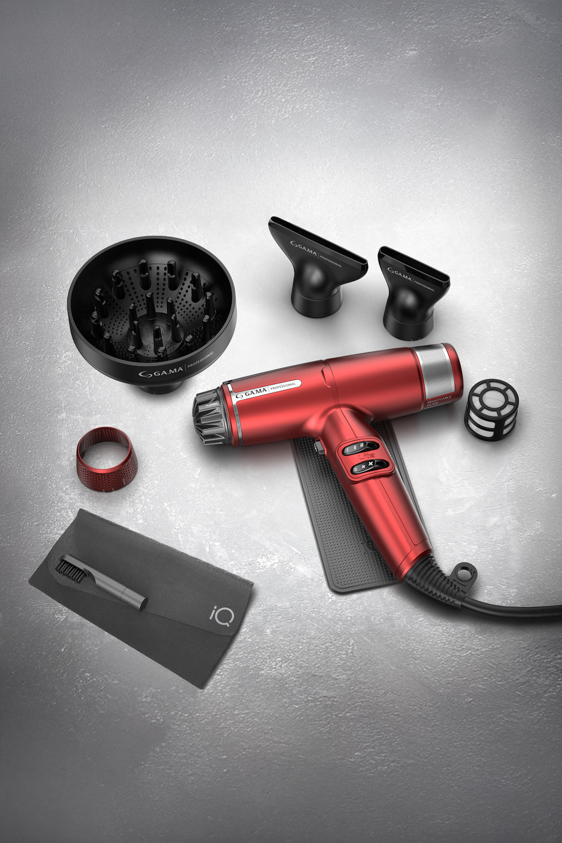 Gama Professional Gama Professional IQ Lite - Red Hair Dryers