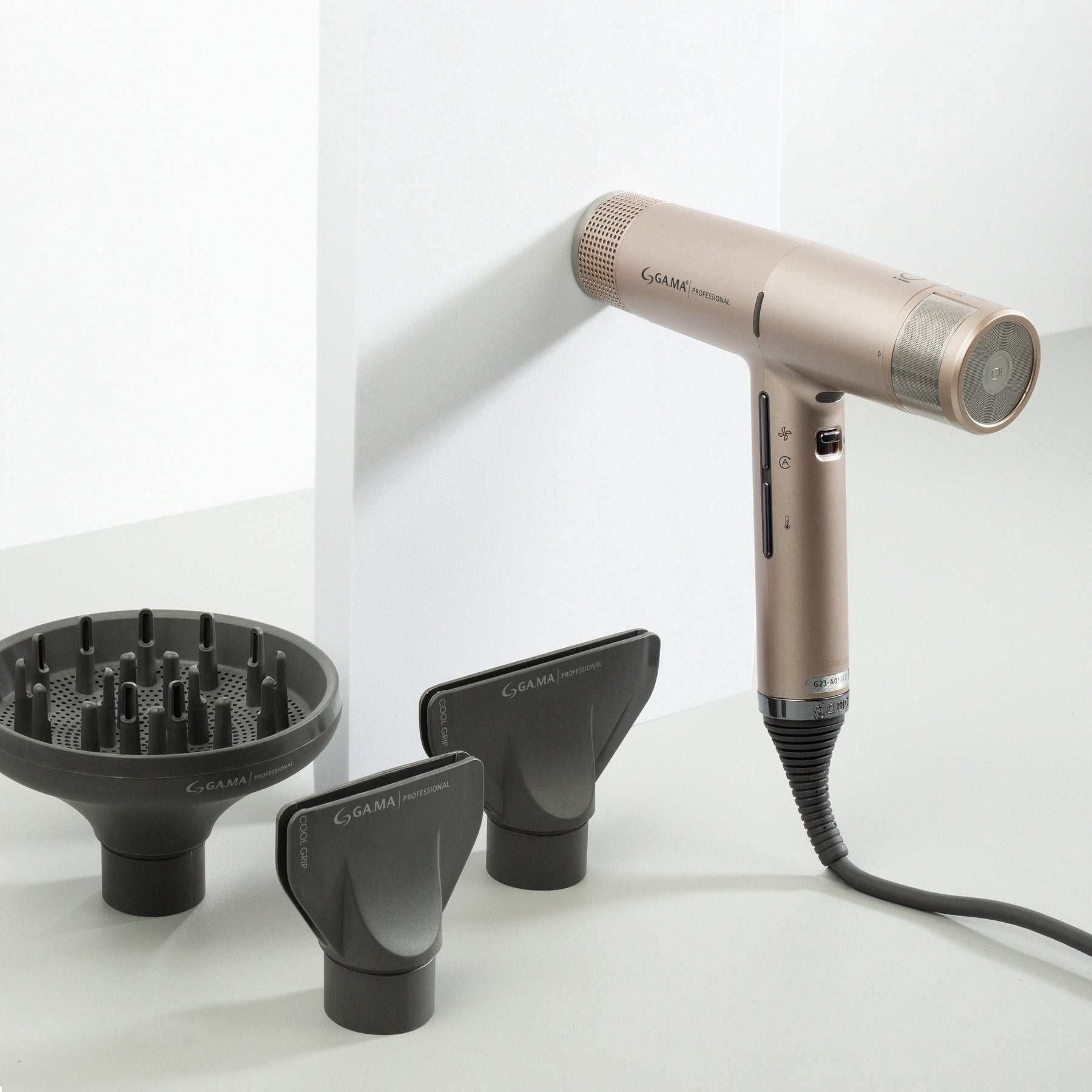 Gama Professional Gama Professional IQ1 Perfetto Pro Dryer - Rose Gold Hair Dryers