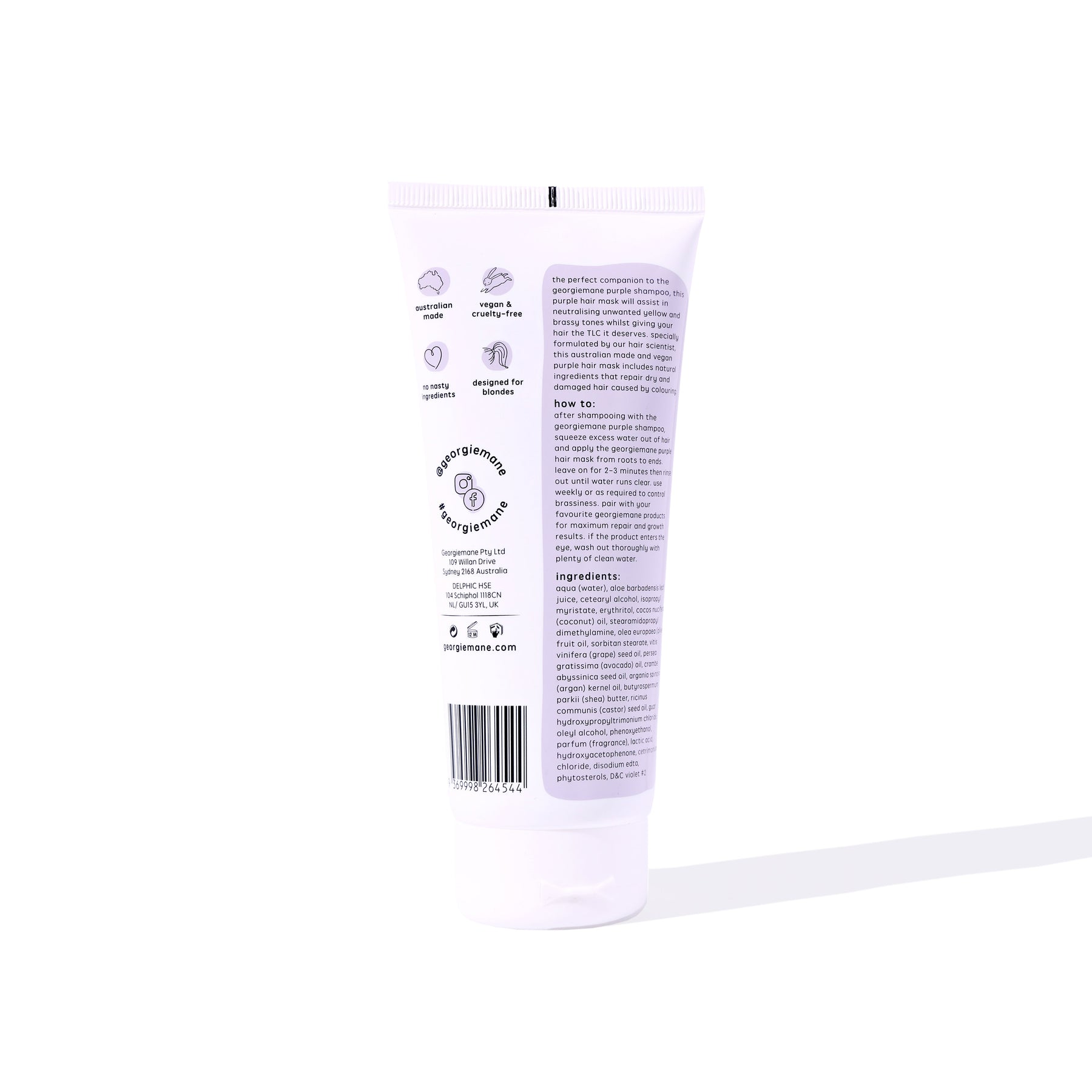 georgiemane georgiemane Purple Mask 200ml Hair Mask
