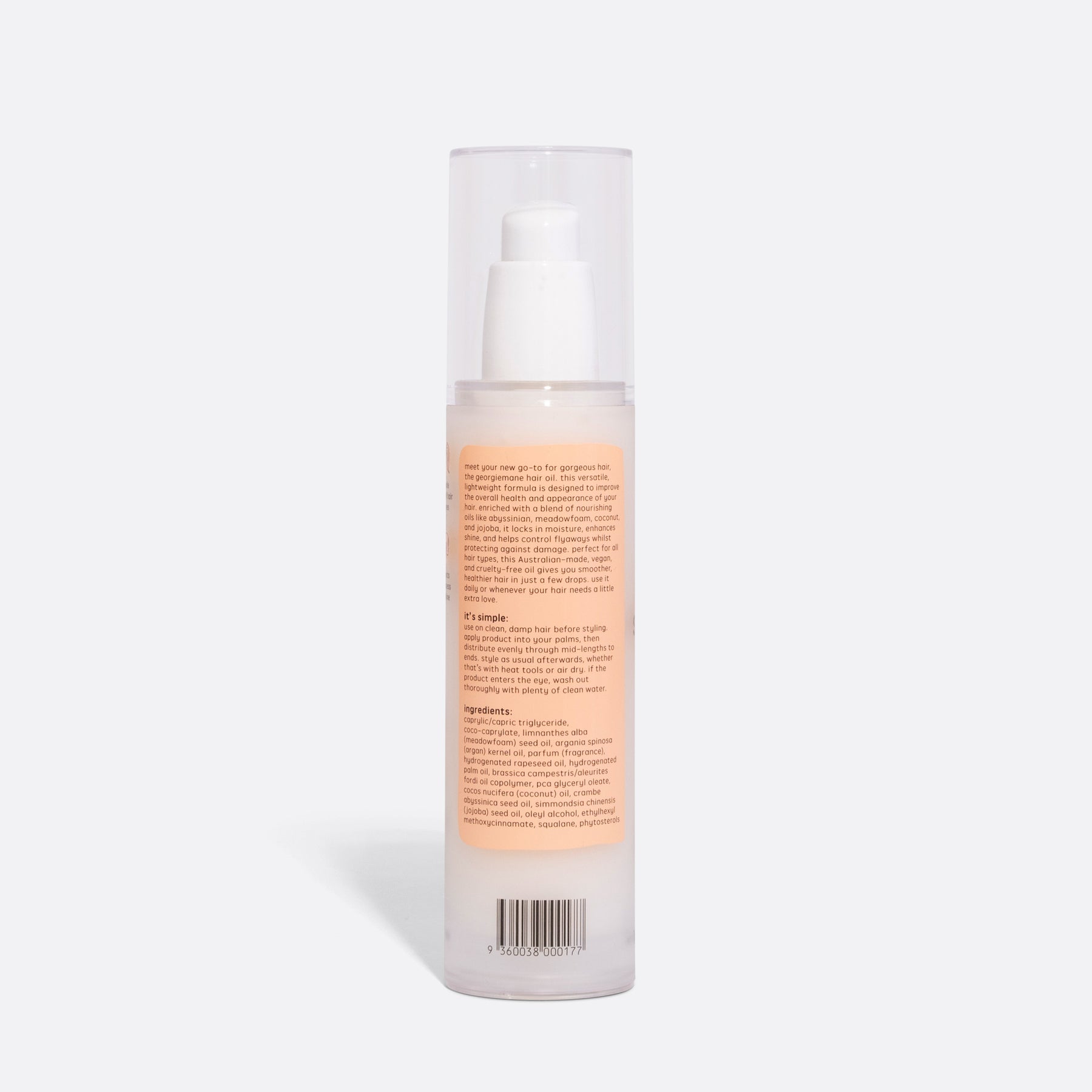 georgiemane georgiemane Hair Smoothing Oil 100ml Hair Oils & Serums
