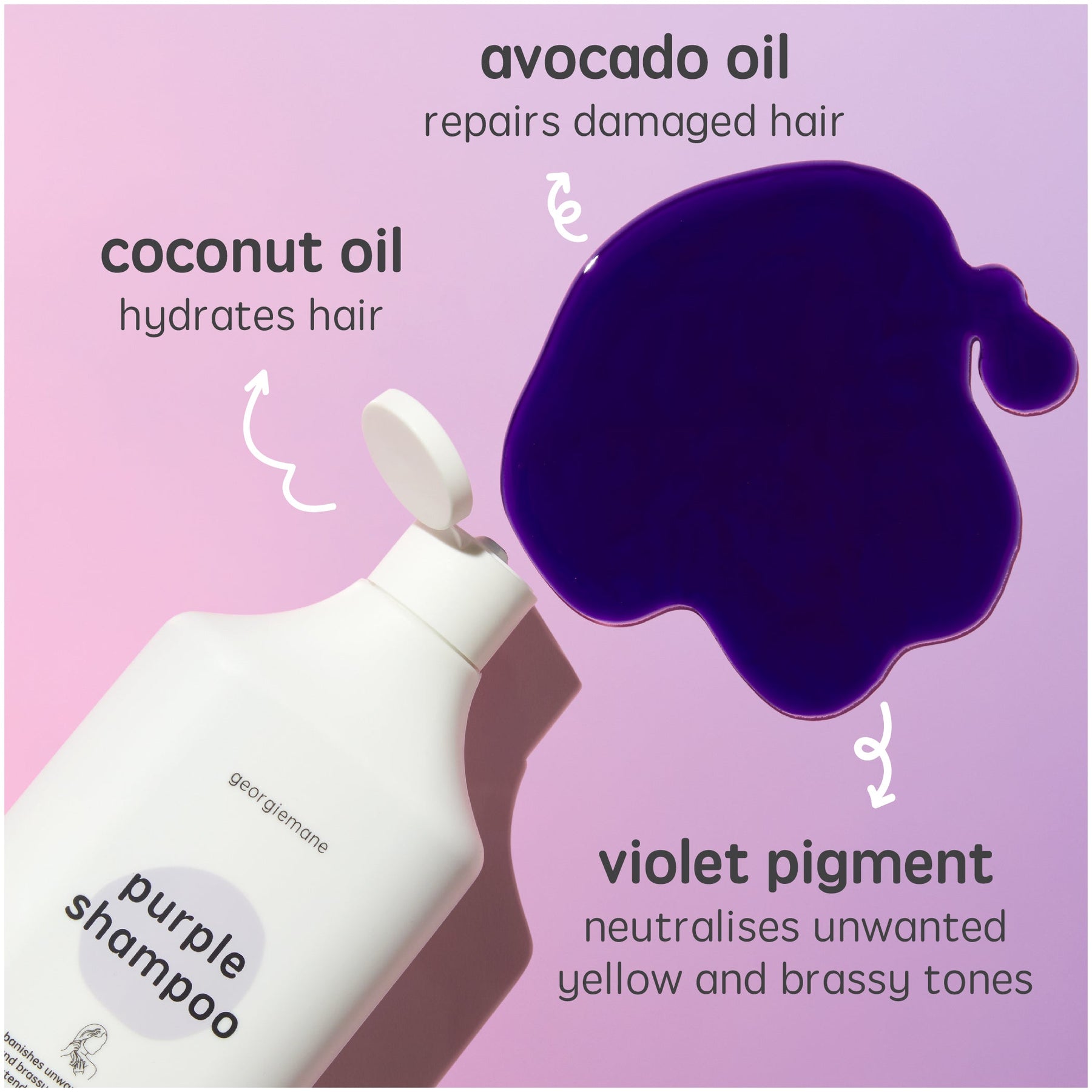 georgiemane georgiemane Purple Shampoo 300ml Shampoo