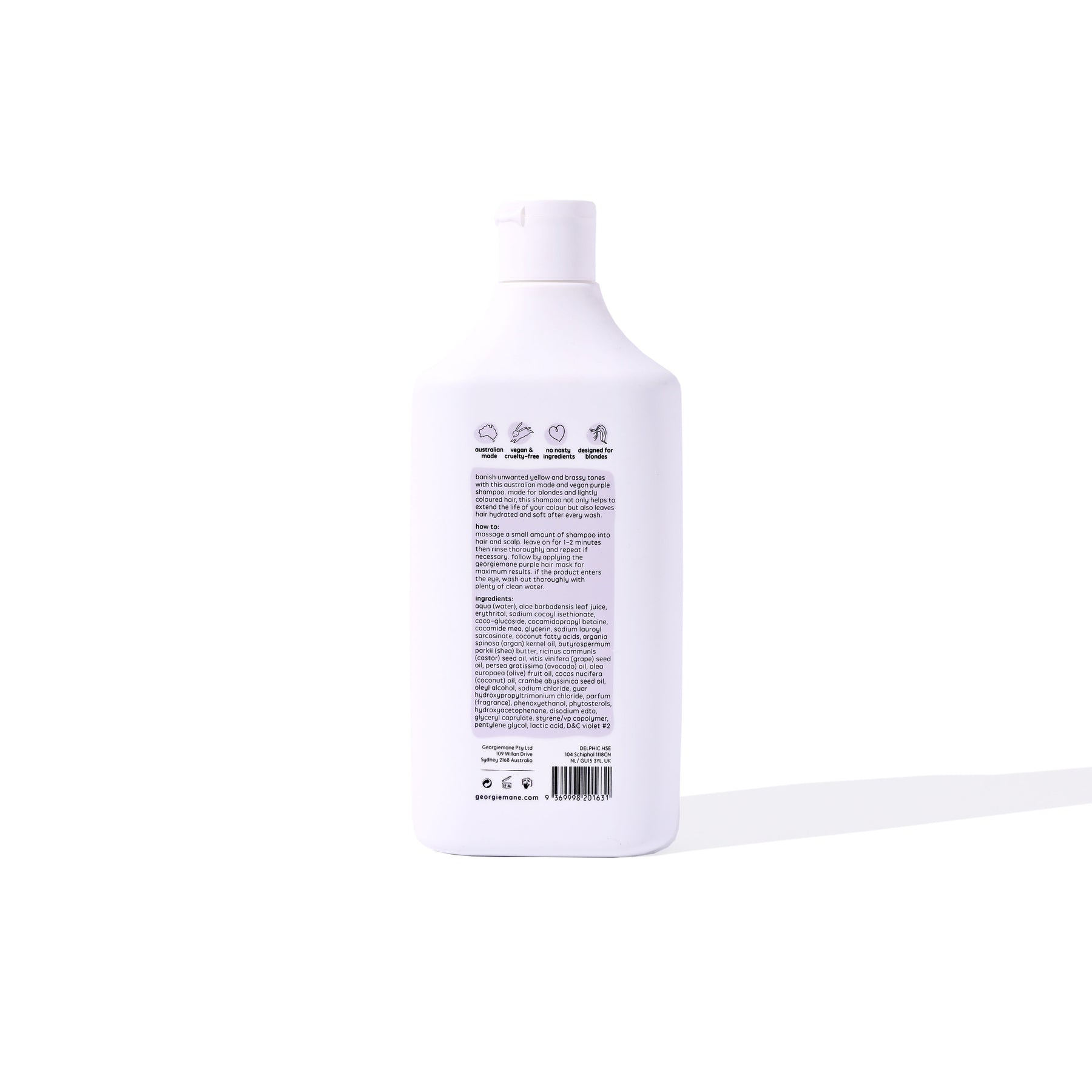 georgiemane georgiemane Purple Shampoo 300ml Shampoo