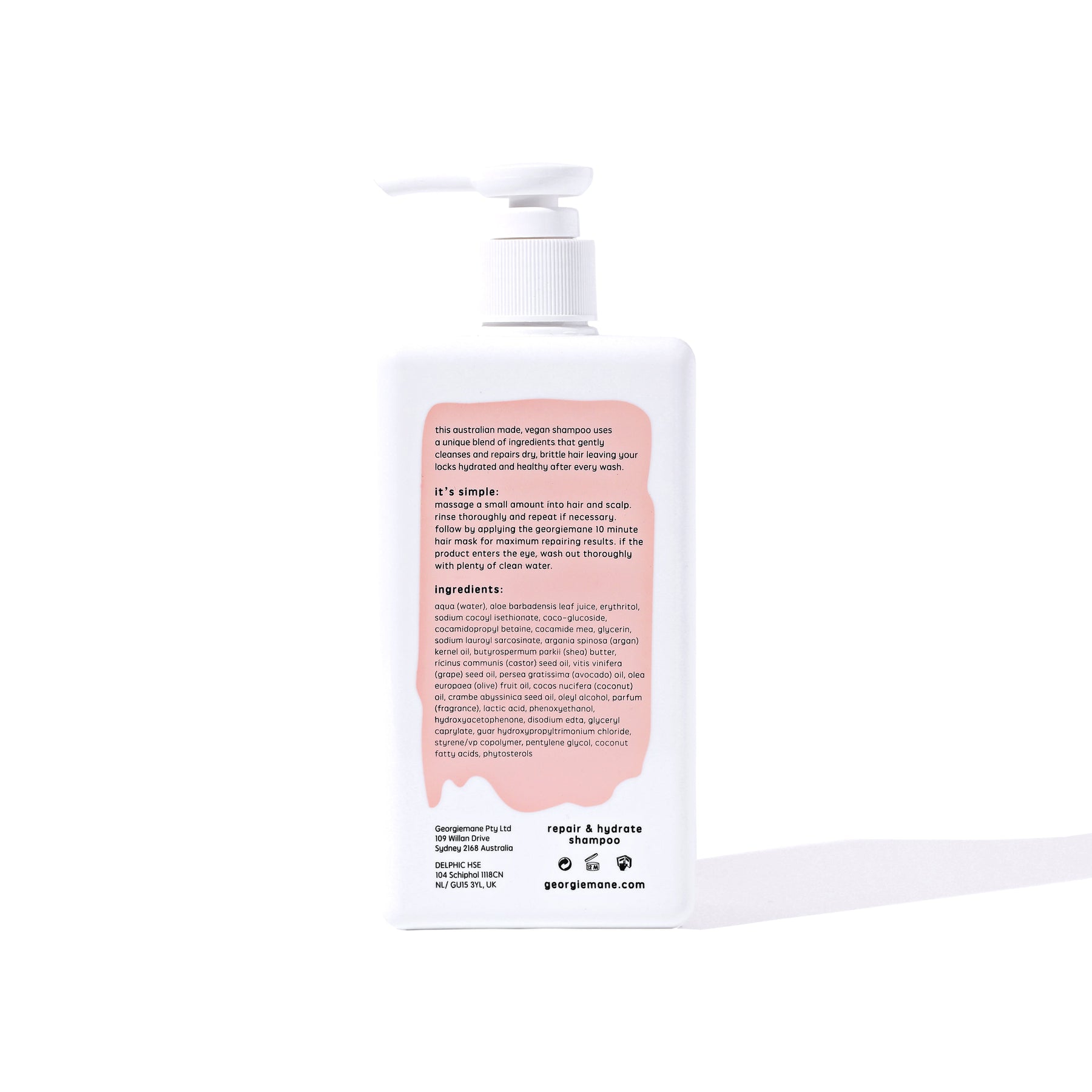 georgiemane georgiemane Repair & Hydrate Shampoo 330ml Shampoo