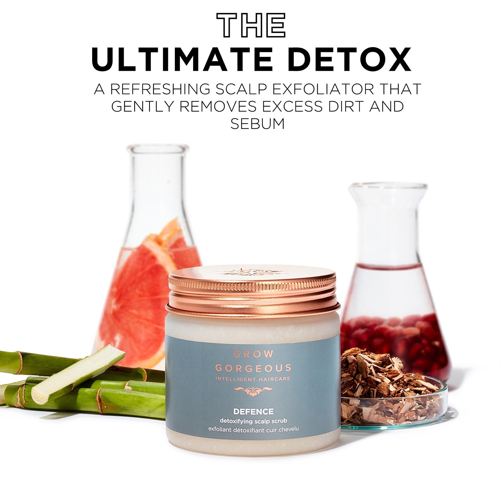 Grow Gorgeous Grow Gorgeous Defence Detoxifying Scalp Scrub 200ml Hair Care