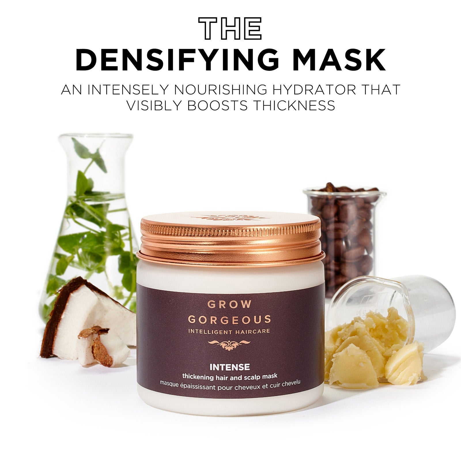 Grow Gorgeous Grow Gorgeous Intense Thickening Hair and Scalp Mask 200ml Hair Care