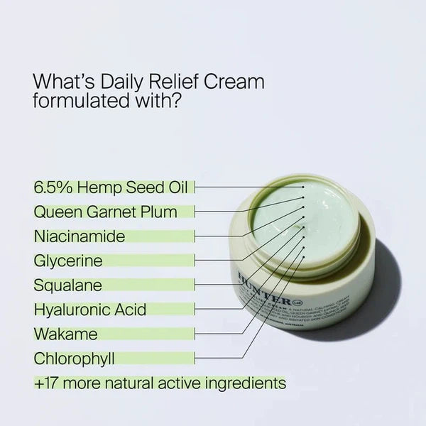 Hunter Lab Hunter Lab Daily Relief Cream 50g Moisturisers