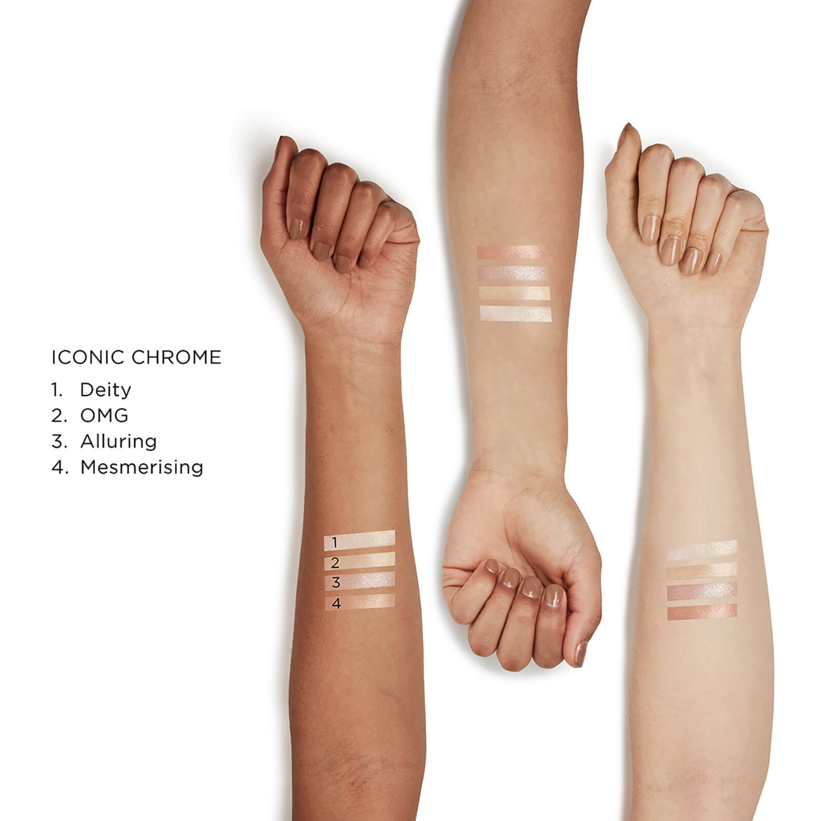 Illamasqua Illamasqua Iconic Chromes (Various Shades) Cosmetics