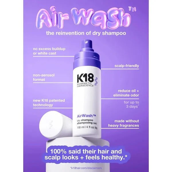 K18 K18 AirWash Dry Shampoo 118ml Dry Shampoo