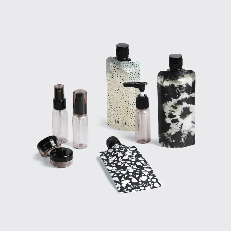 Kitsch Kitsch Travel Bottle 11pc Set  - Black Beauty Sets & Kits
