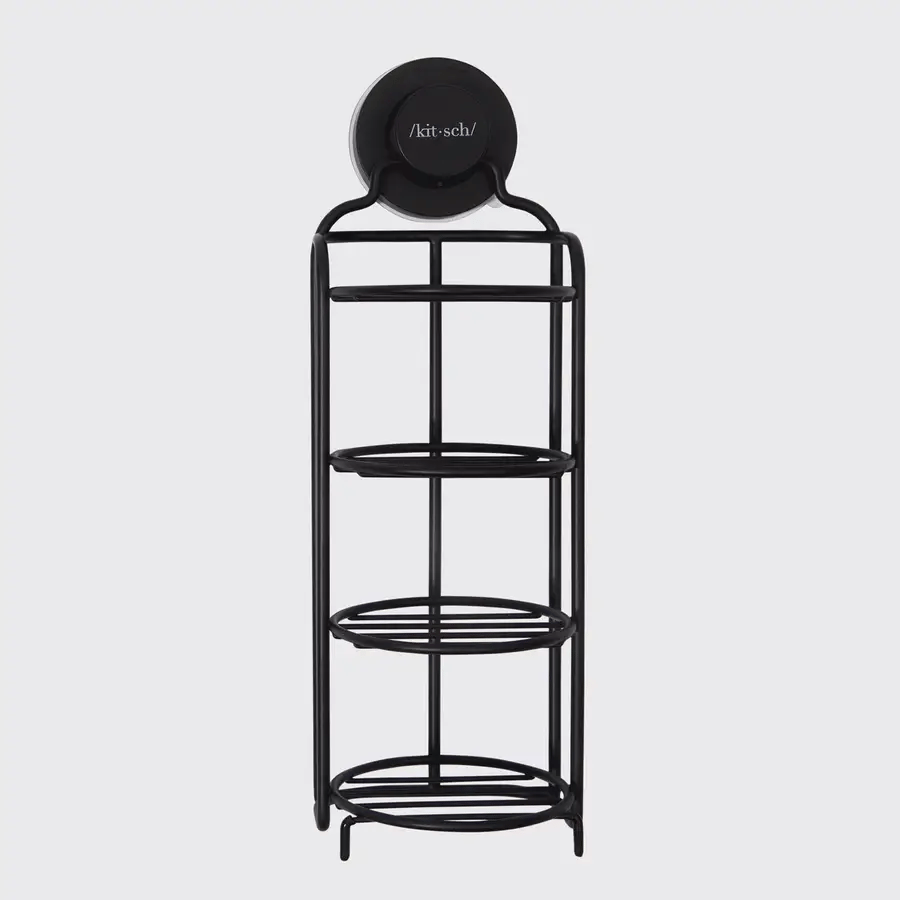 Kitsch Kitsch Self-Draining Shower Caddy - Black Body Care [Health and Beauty]