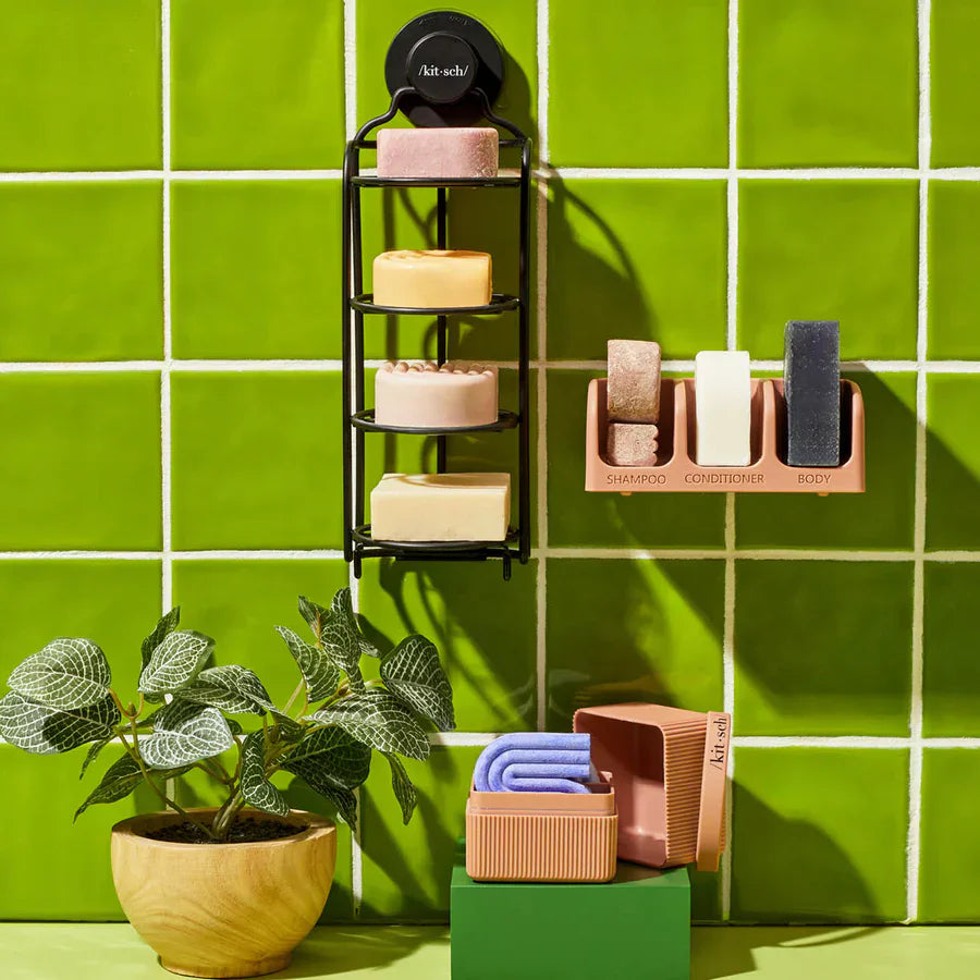 Kitsch Kitsch Self-Draining Shower Caddy - Black Body Care [Health and Beauty]