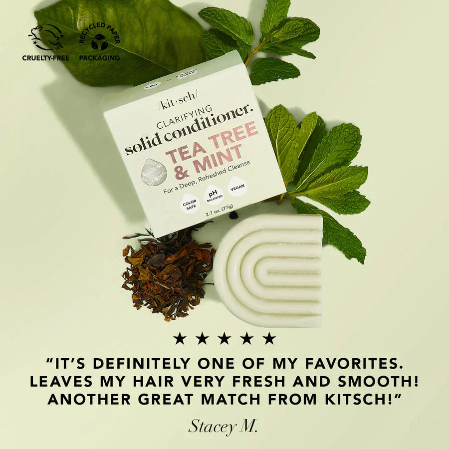 Kitsch Kitsch Tea Tree & Mint Clarifying Solid Conditioner Bar 77g Conditioner