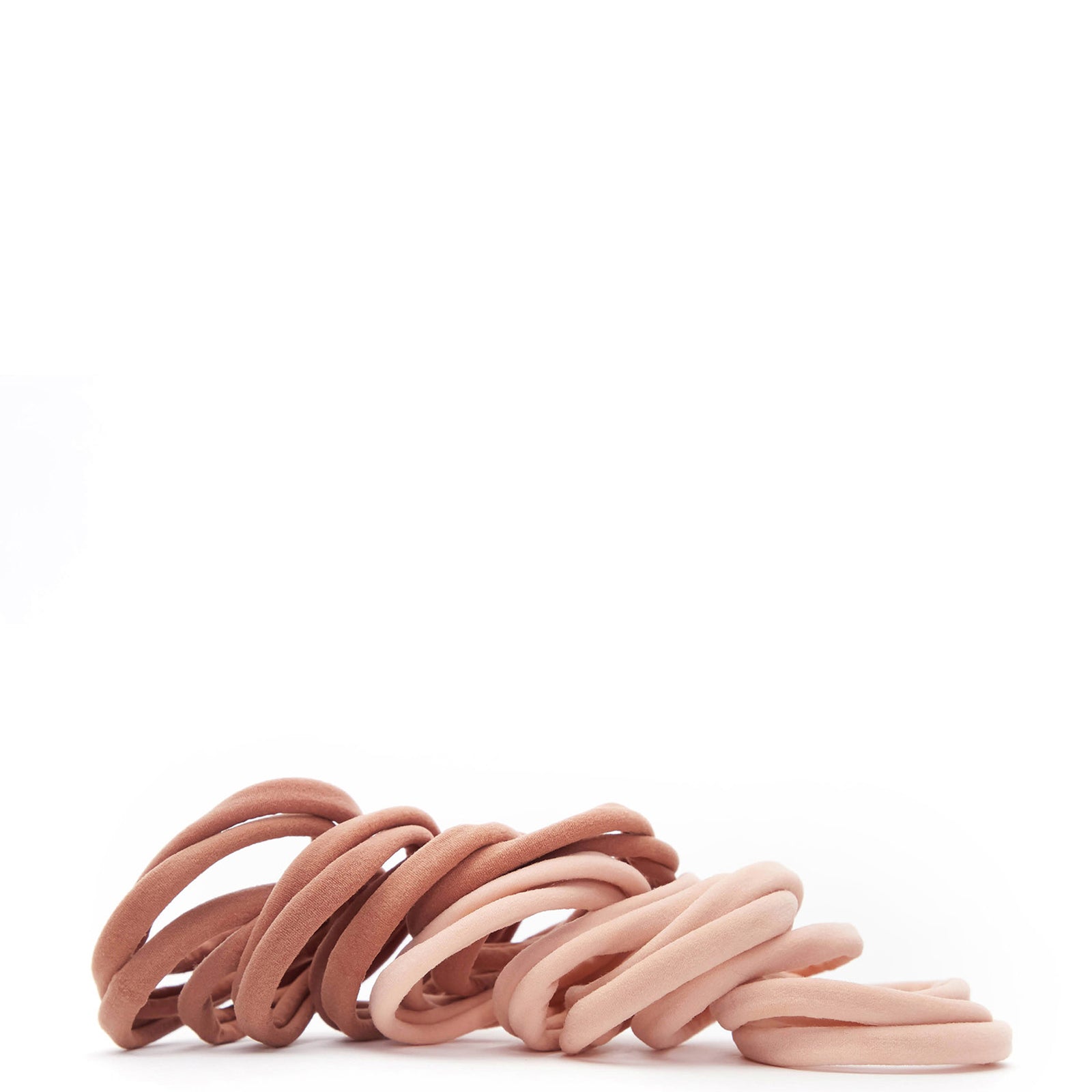 Kitsch Kitsch Recycled Nylon Hair Elastics 20pc Set - Blush Hair Care