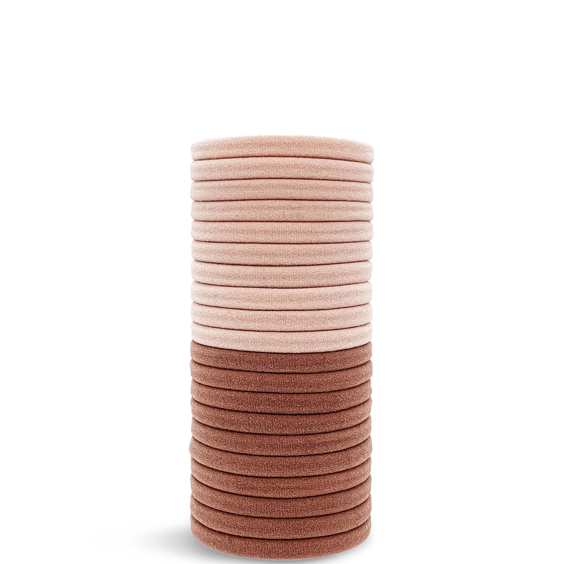 Kitsch Kitsch Recycled Nylon Hair Elastics 20pc Set - Blush Hair Care