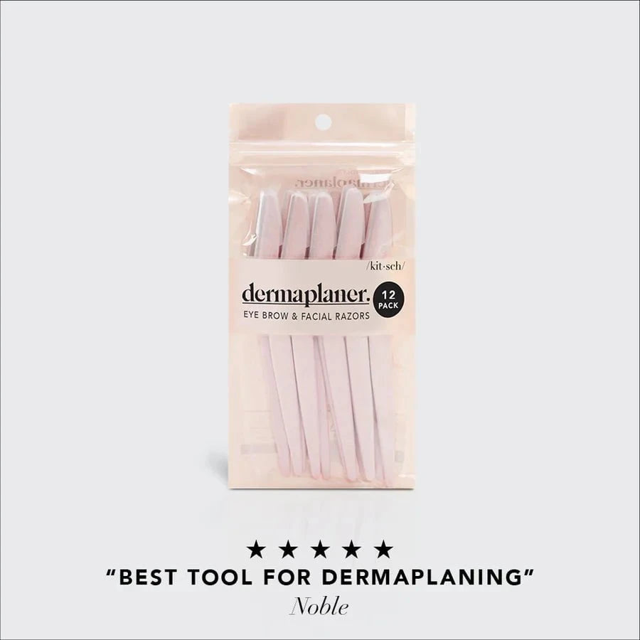 Kitsch Kitsch Recycled Plastic Dermaplaners 12pc Set - Terracotta Hair Care