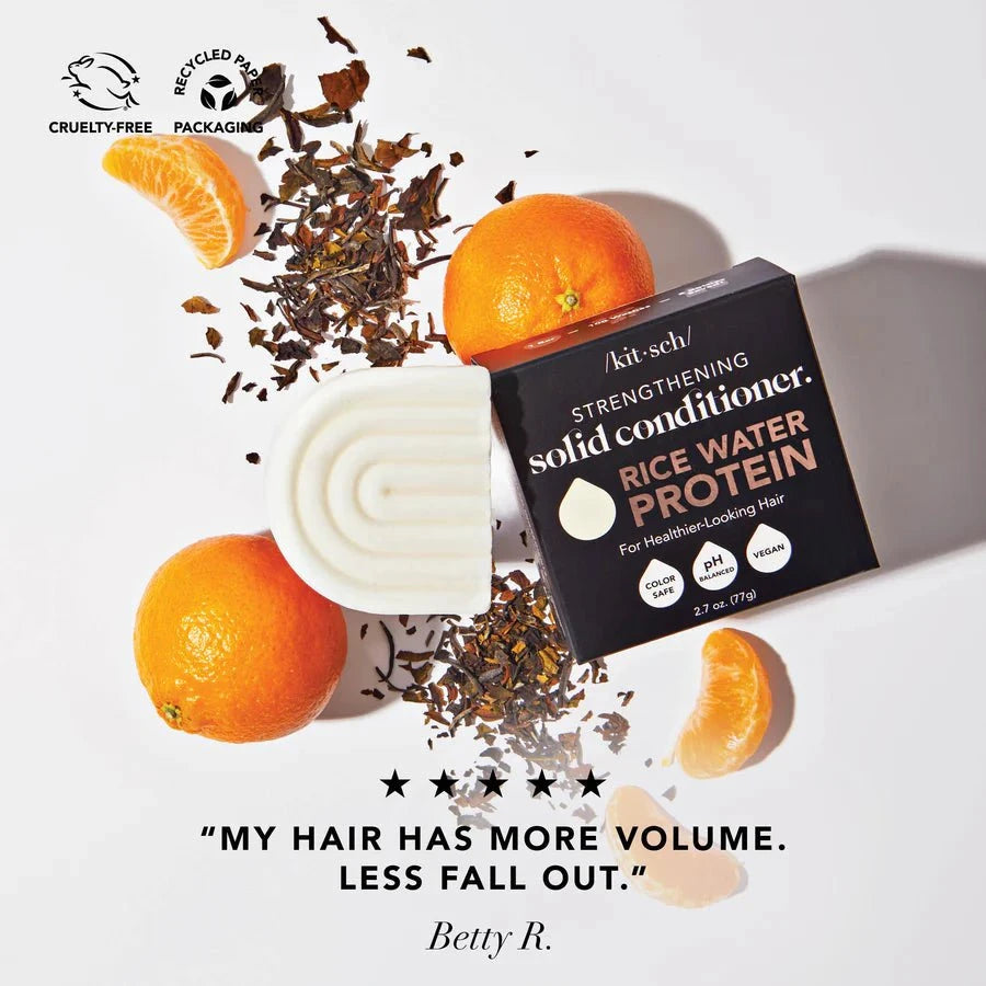 Kitsch Kitsch Rice Water Protein Strengthening Conditioner Bar 77g Hair Care