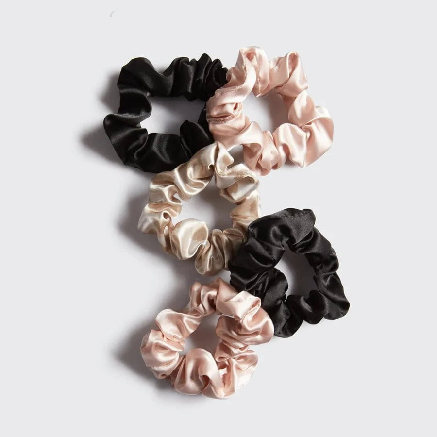 Kitsch Kitsch Satin Sleep Scrunchies 5pc Set - Assorted Hair Care