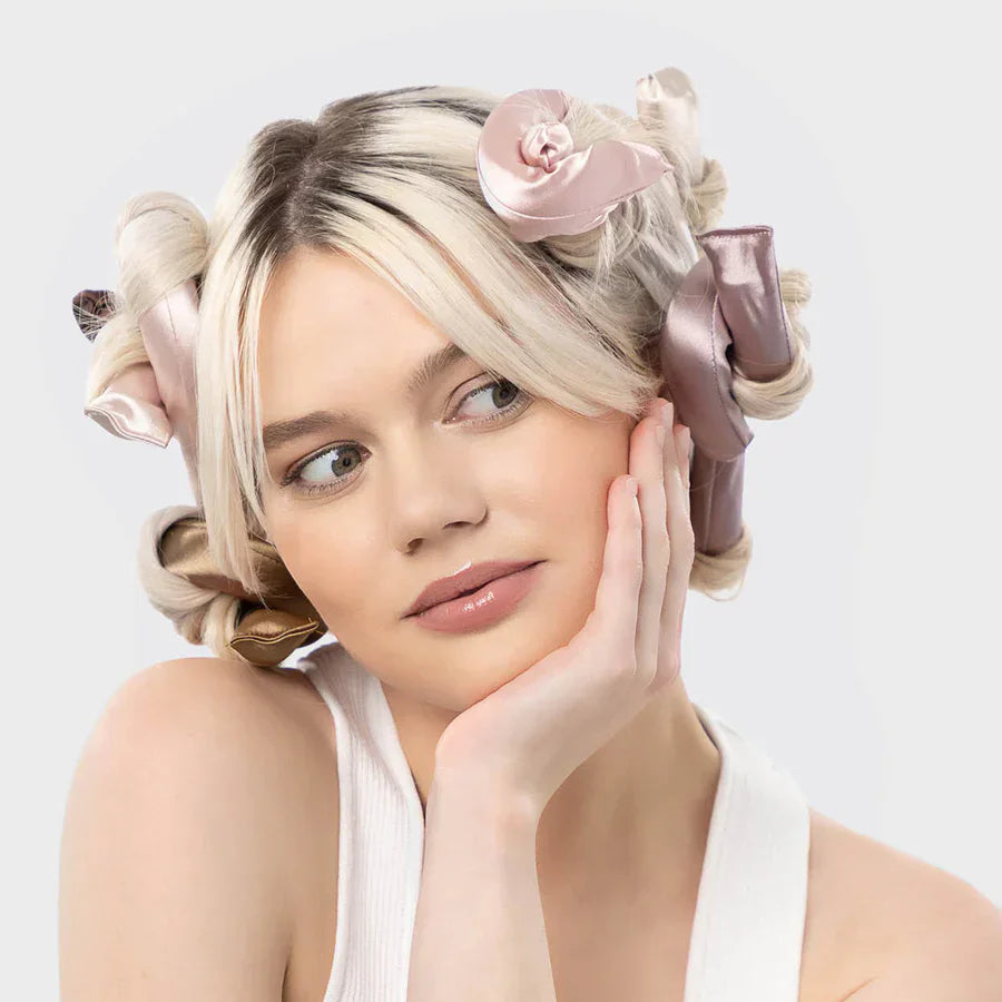Kitsch Kitsch Satin Flexi Rods 6pc Set - Rosewood Hair Styling Products