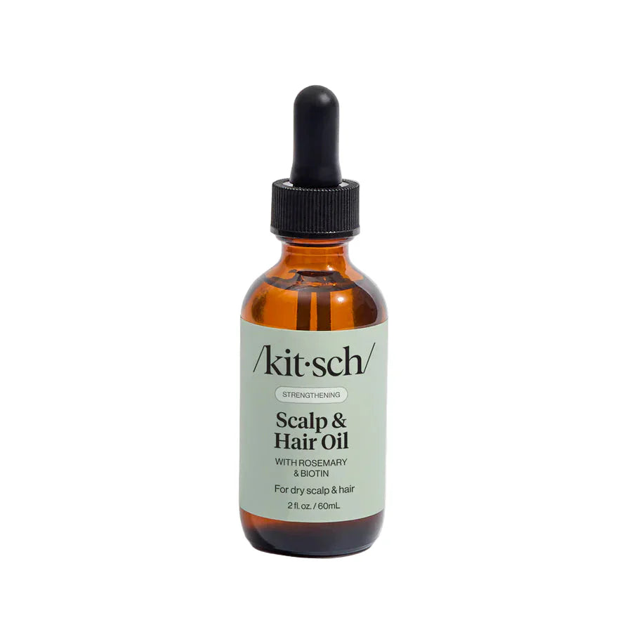 Kitsch Kitsch Strengthening Hair & Scalp Oil with Rosemary & Biotin 60ml Hair Treatments