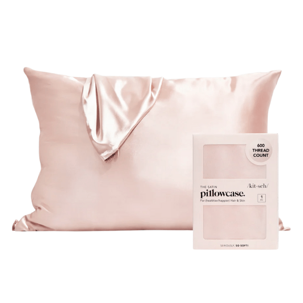Kitsch Blush Kitsch Satin Pillowcase (Various Colours) Wellness