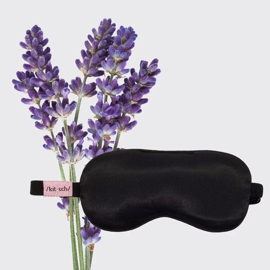 Kitsch Kitsch Lavender Weighted Eye Mask - Black Wellness