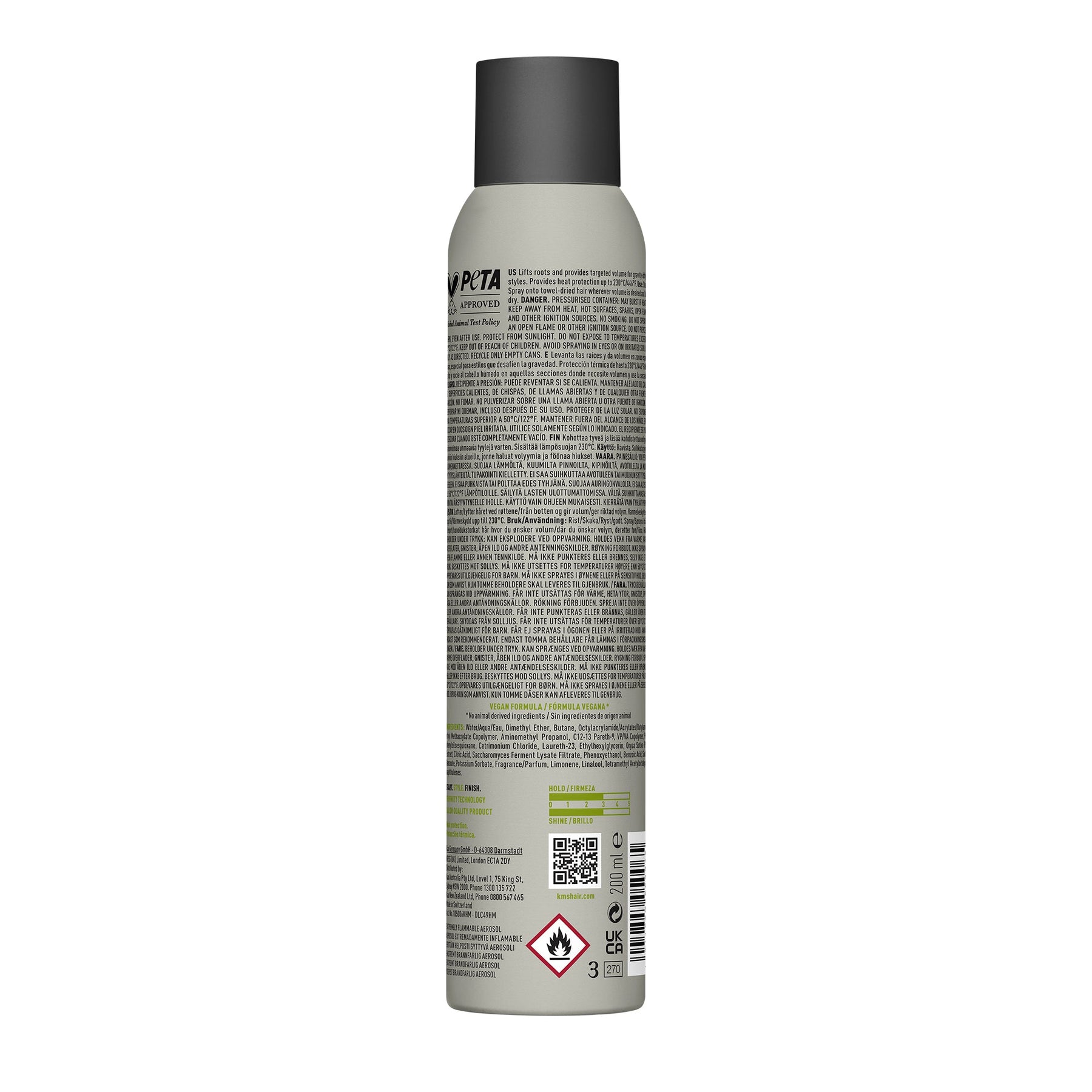KMS KMS Add Volume Root & Body Lift 200ml Hair Styling Products